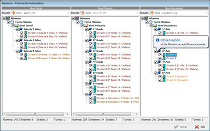 promocion automatica escuelas datajae